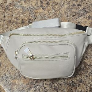 Elegant Cream Belt Bag